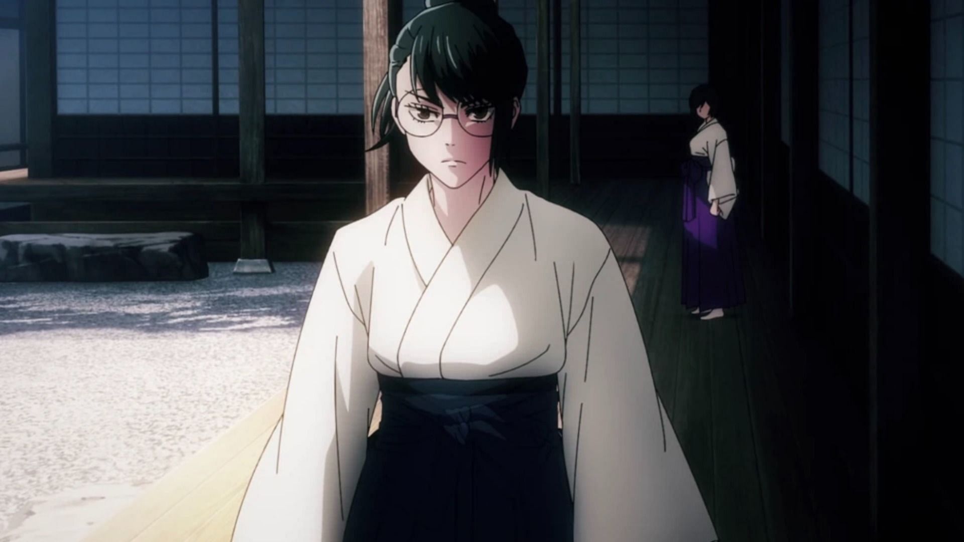 Maki Zenin as seen in anime (Image via MAPPA)